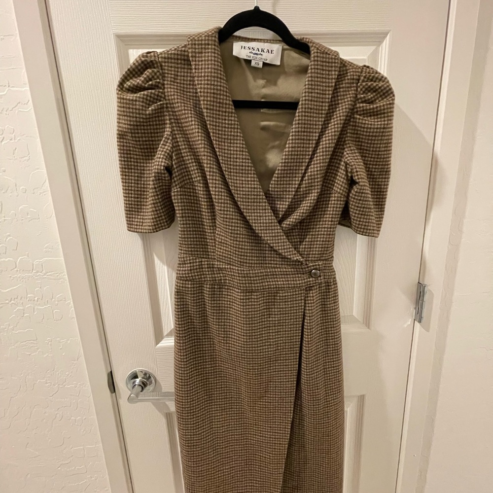 JessaKae Brown Plaid Dress